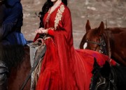Trekking through Snow in Traditional Hanfu to Seek the Plum Blossom