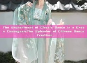 The Enchantment of Classic Dance in a Green Cheongsam:The Splendor of Chinese Dance Tradition