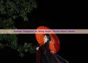 Autumn Elegance in Ming-Style Three-Piece Hanfu