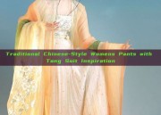 Traditional Chinese-Style Womens Pants with Tang Suit Inspiration