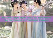 Neo-Chino Style Qipao Skirt for Girls:Embracing the Essence of Traditional Elegance