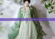 Ethereal Beauty in Traditional Tangzhuang and Hanfu Costumes