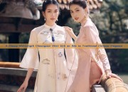 A Classy Mid-Length Cheongsam Skirt with an Ode to Traditional Chinese Elegance