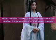Blue-themed Hanfu Hair Accessories:Affordable Elegance with a Cabbage Budget