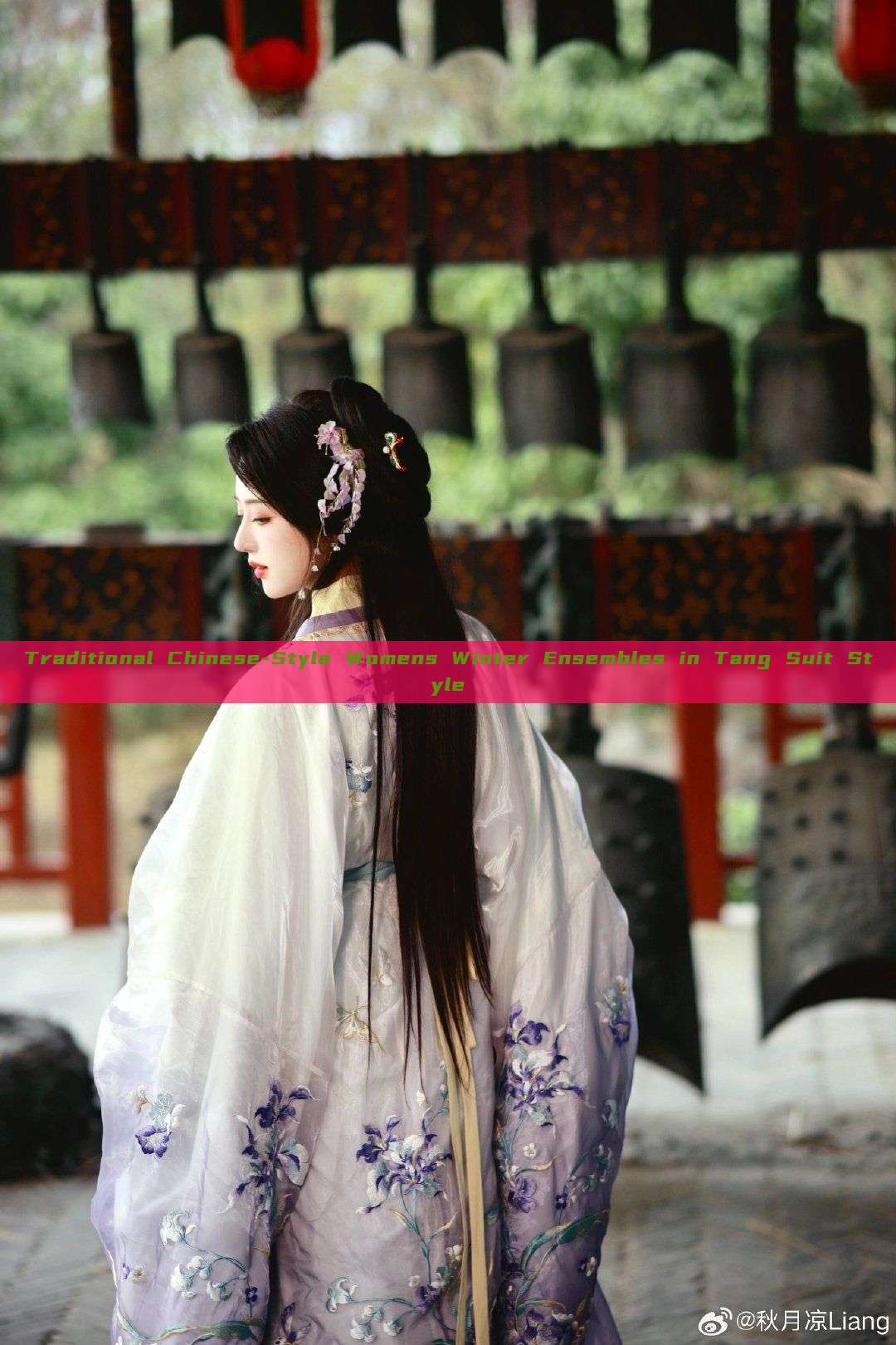 Traditional Chinese-Style Womens Winter Ensembles in Tang Suit Style Traditional Chinese-Style Womens Winter Ensembles in Tang Suit Style