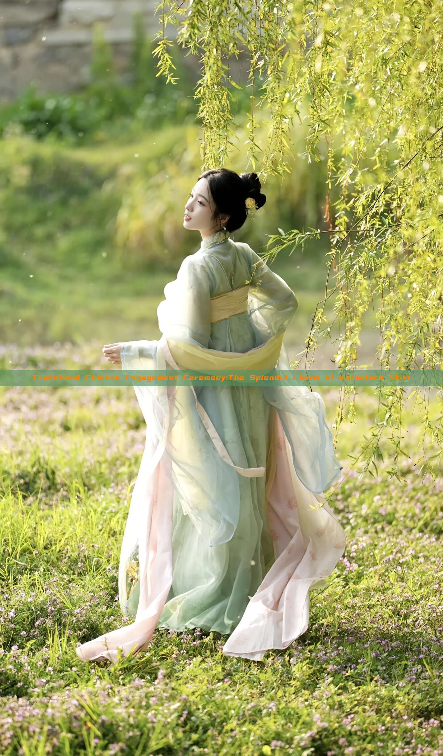 Traditional Chinese Engagement Ceremony:The Splendid Charm of Horseface Skirt Traditional Chinese Engagement Ceremony:The Splendid Charm of Horseface Skirt