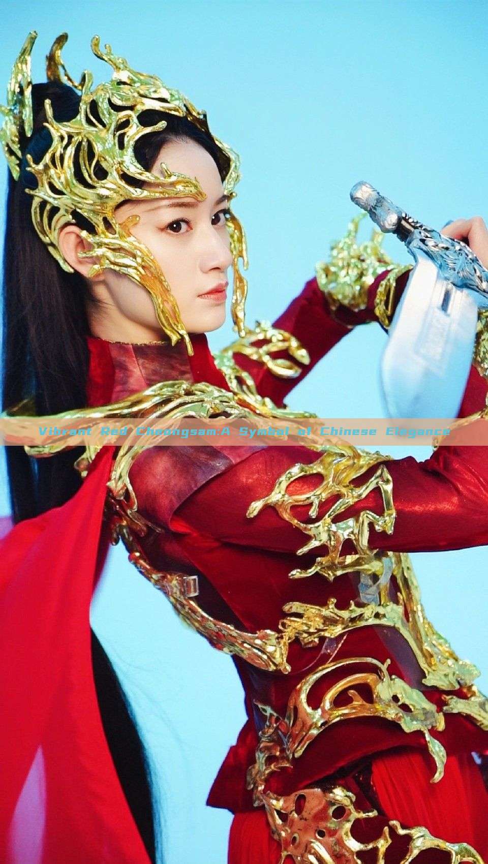 Vibrant Red Cheongsam:A Symbol of Chinese Elegance