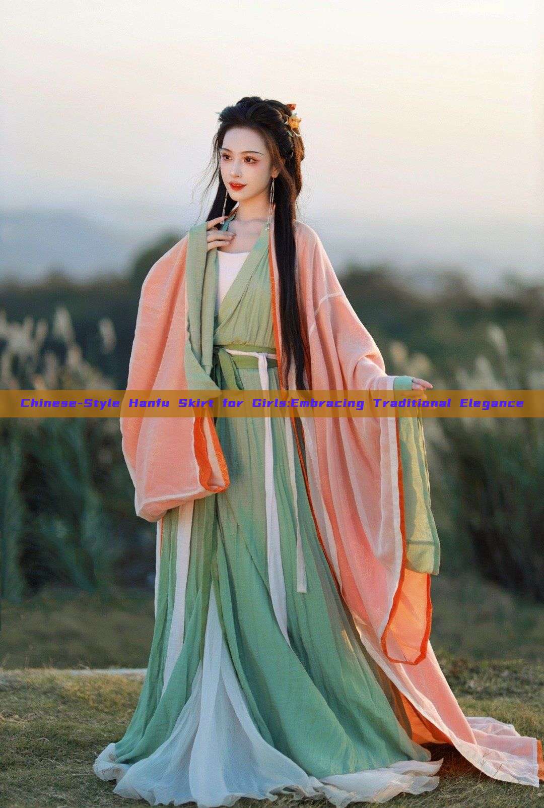 Chinese-Style Hanfu Skirt for Girls:Embracing Traditional Elegance Chinese-Style Hanfu Skirt for Girls:Embracing Traditional Elegance