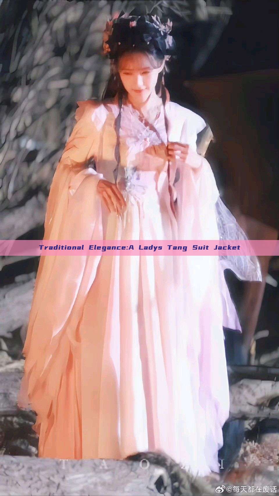 Traditional Elegance:A Ladys Tang Suit Jacket Traditional Elegance:A Ladys Tang Suit Jacket