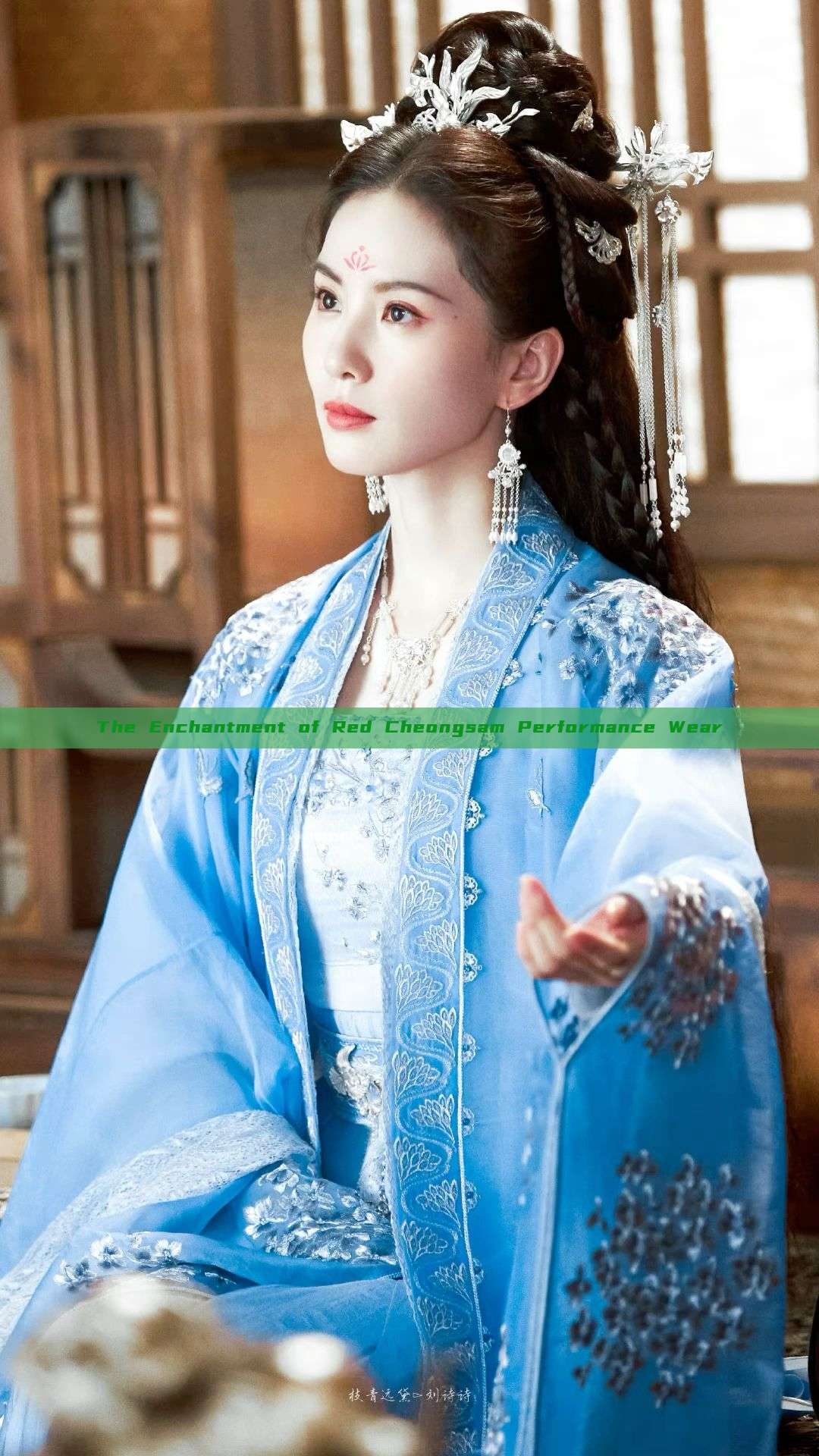 The Enchantment of Red Cheongsam Performance Wear The Enchantment of Red Cheongsam Performance Wear