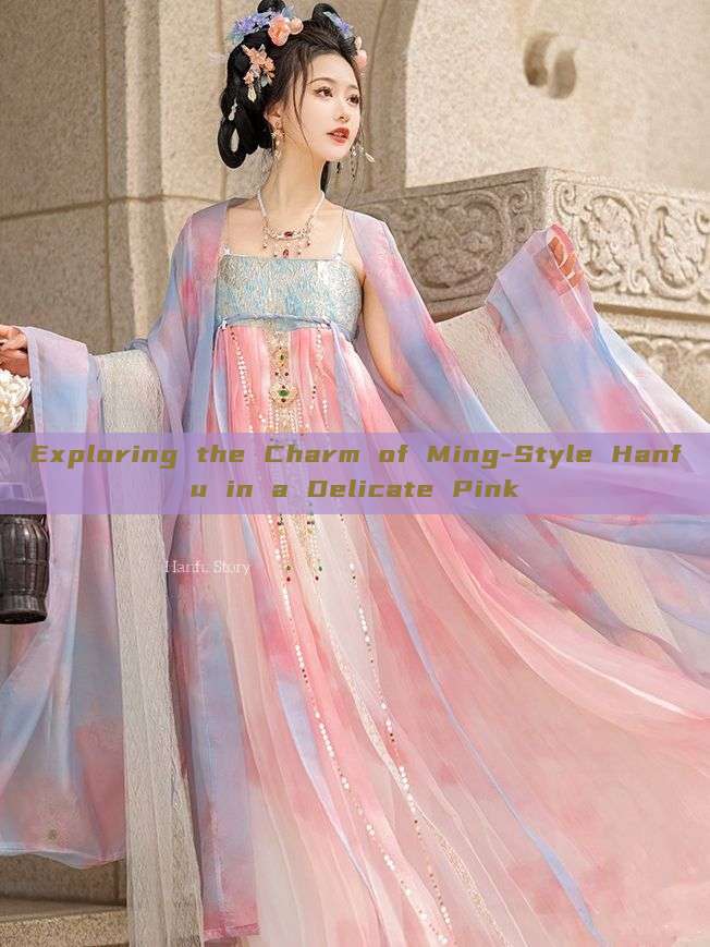 Exploring the Charm of Ming-Style Hanfu in a Delicate Pink