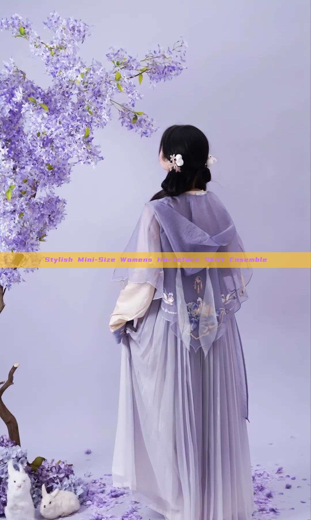 Stylish Mini-Size Womens Horseface Skirt Ensemble