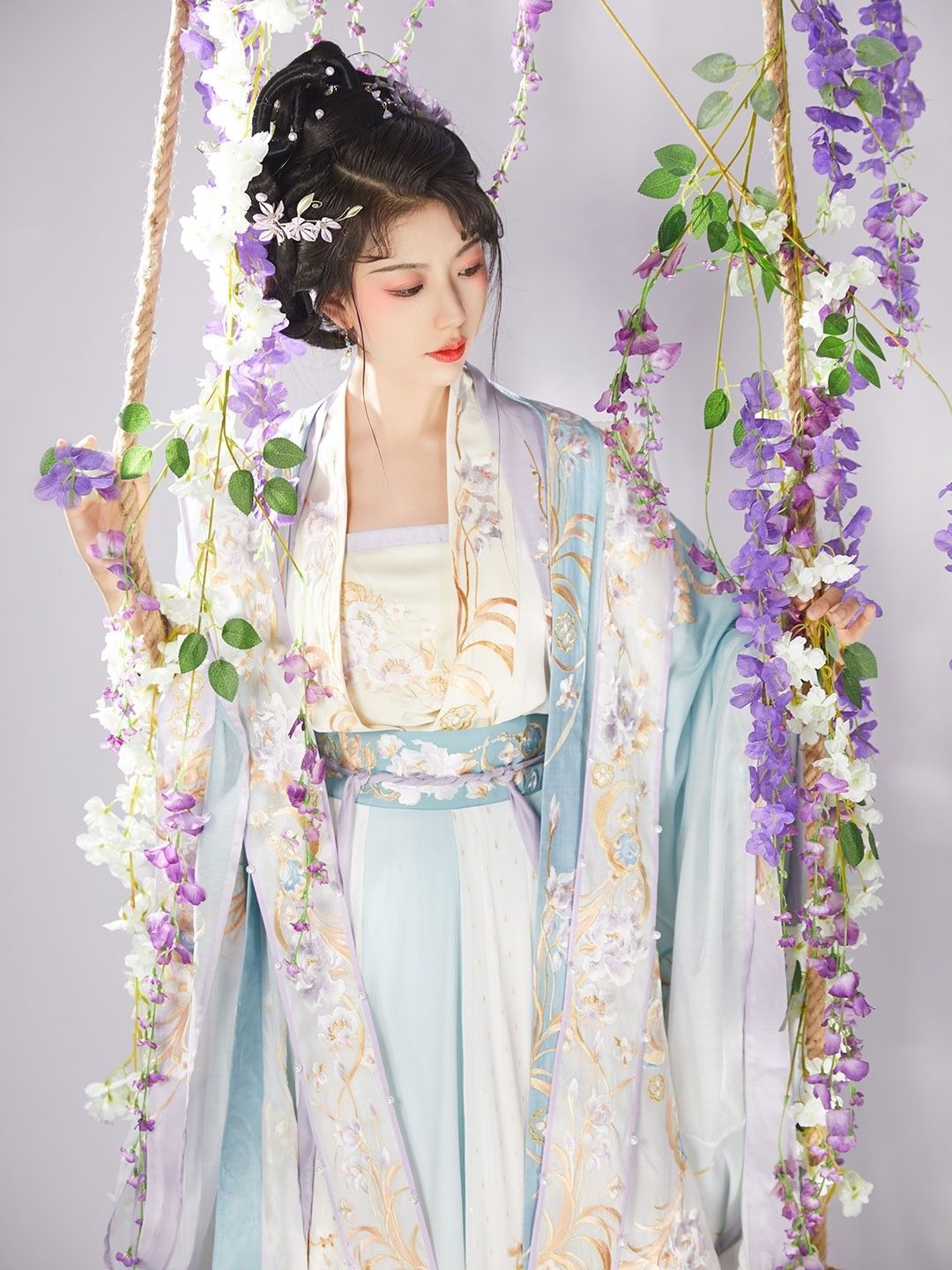A Summer Blue Hanfu Girl A Summer Blue Hanfu Girl