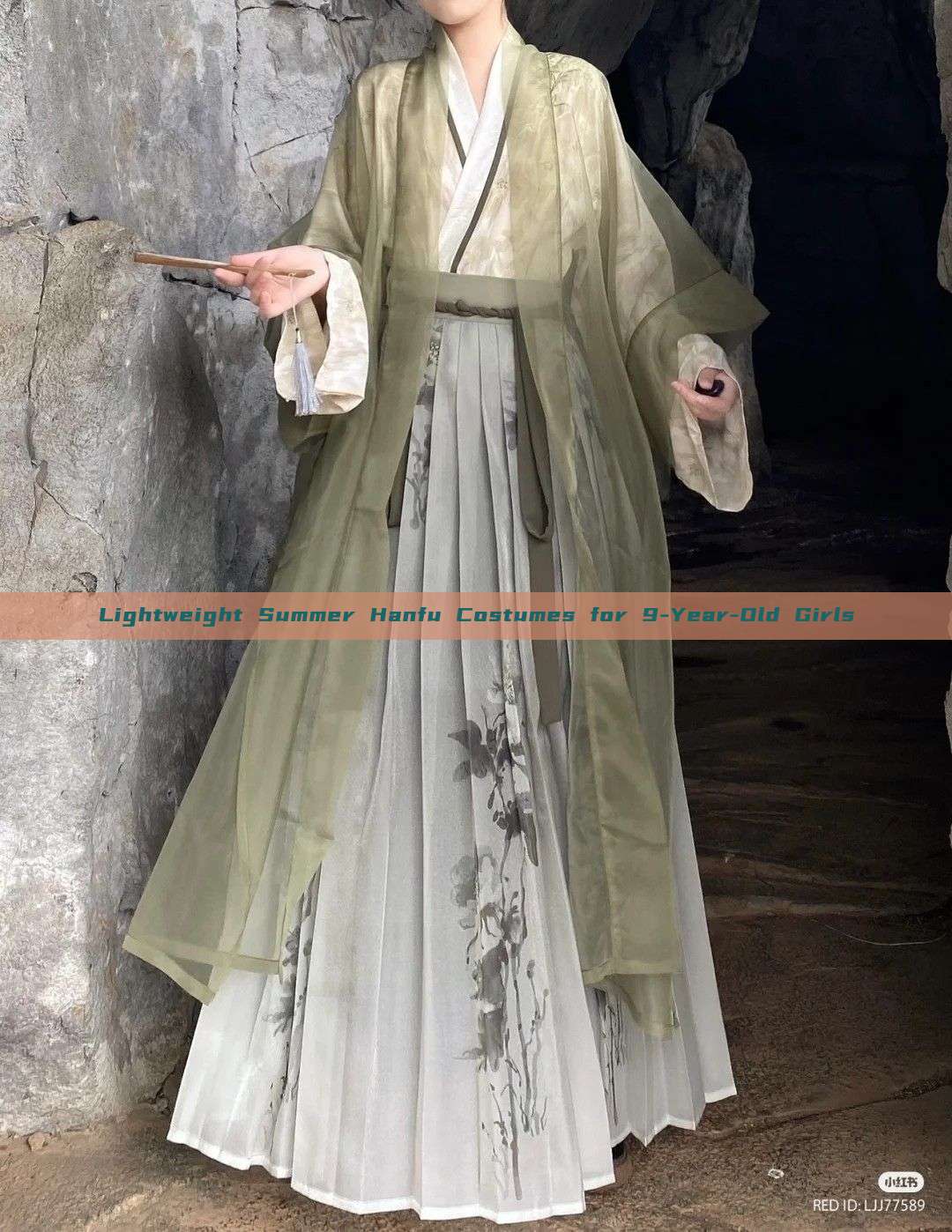 Lightweight Summer Hanfu Costumes for 9-Year-Old Girls