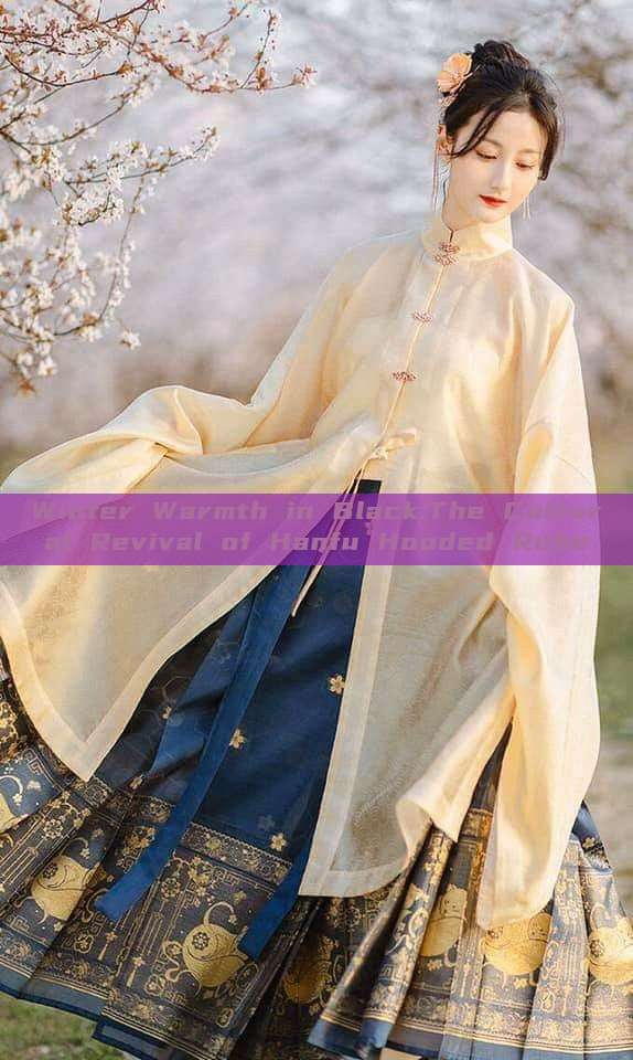 Winter Warmth in Black:The Cultural Revival of Hanfu Hooded Robe