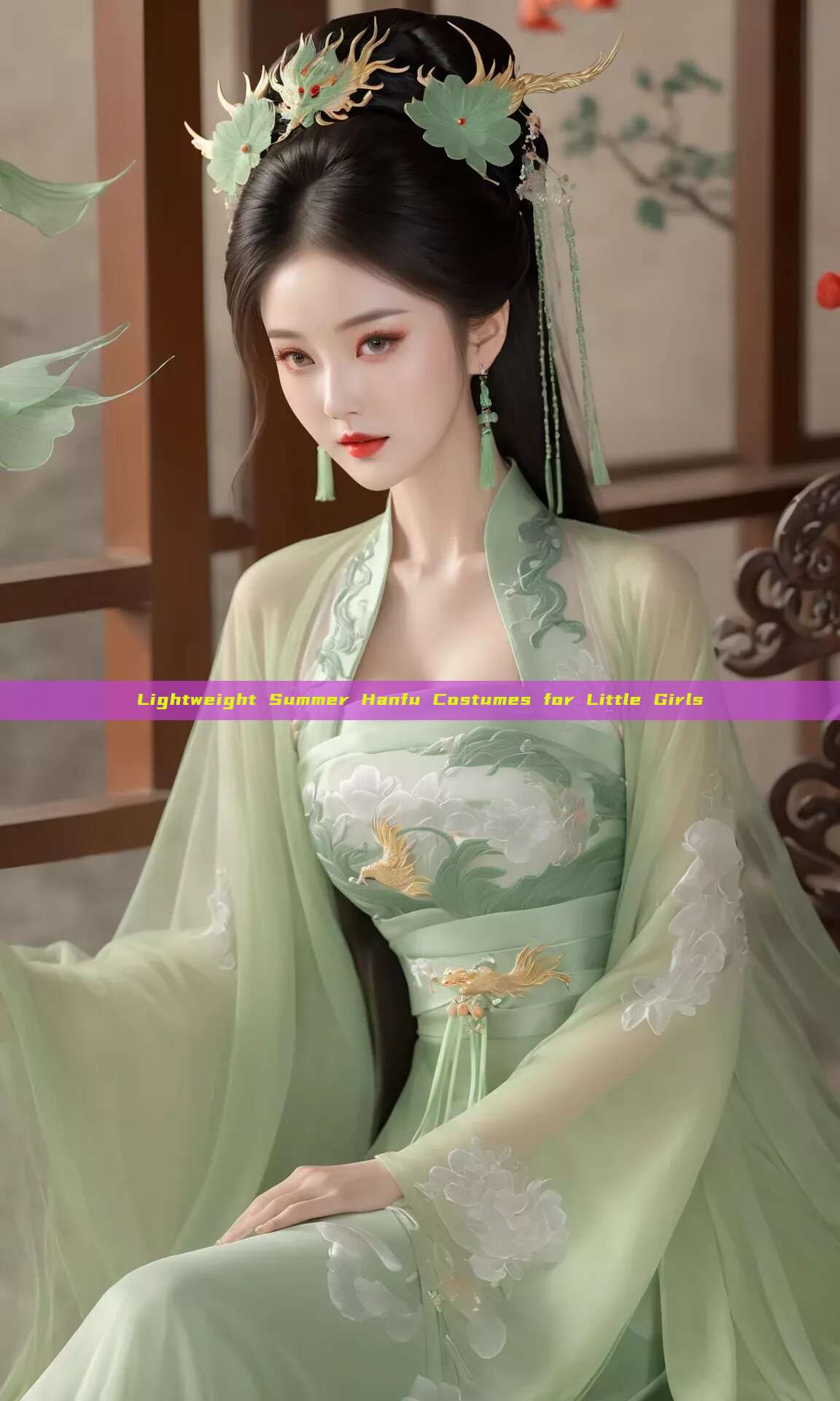 Lightweight Summer Hanfu Costumes for Little Girls Lightweight Summer Hanfu Costumes for Little Girls