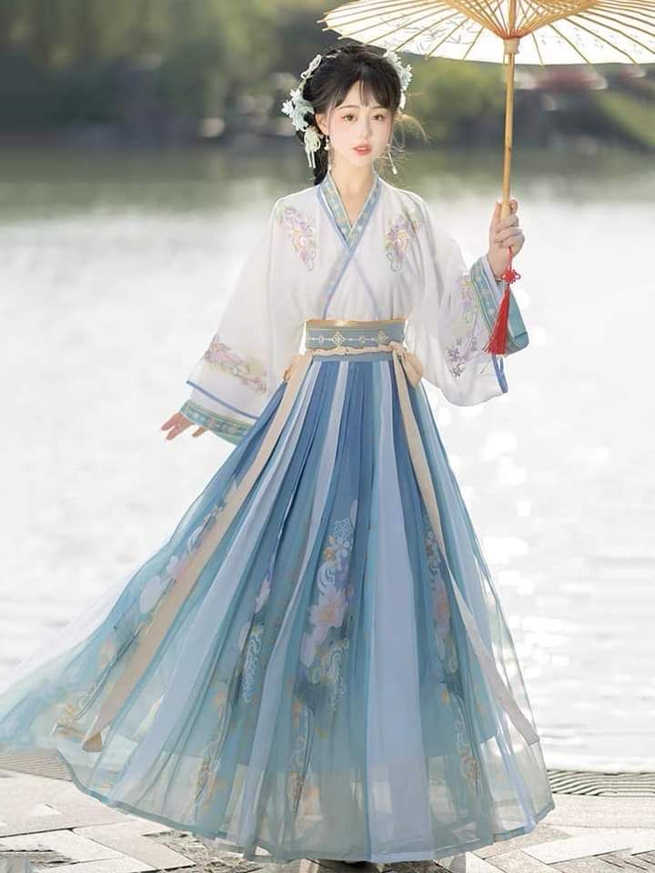 Plus Size New Chinese Style Pavilion Skirt Ensemble Plus Size New Chinese Style Pavilion Skirt Ensemble
