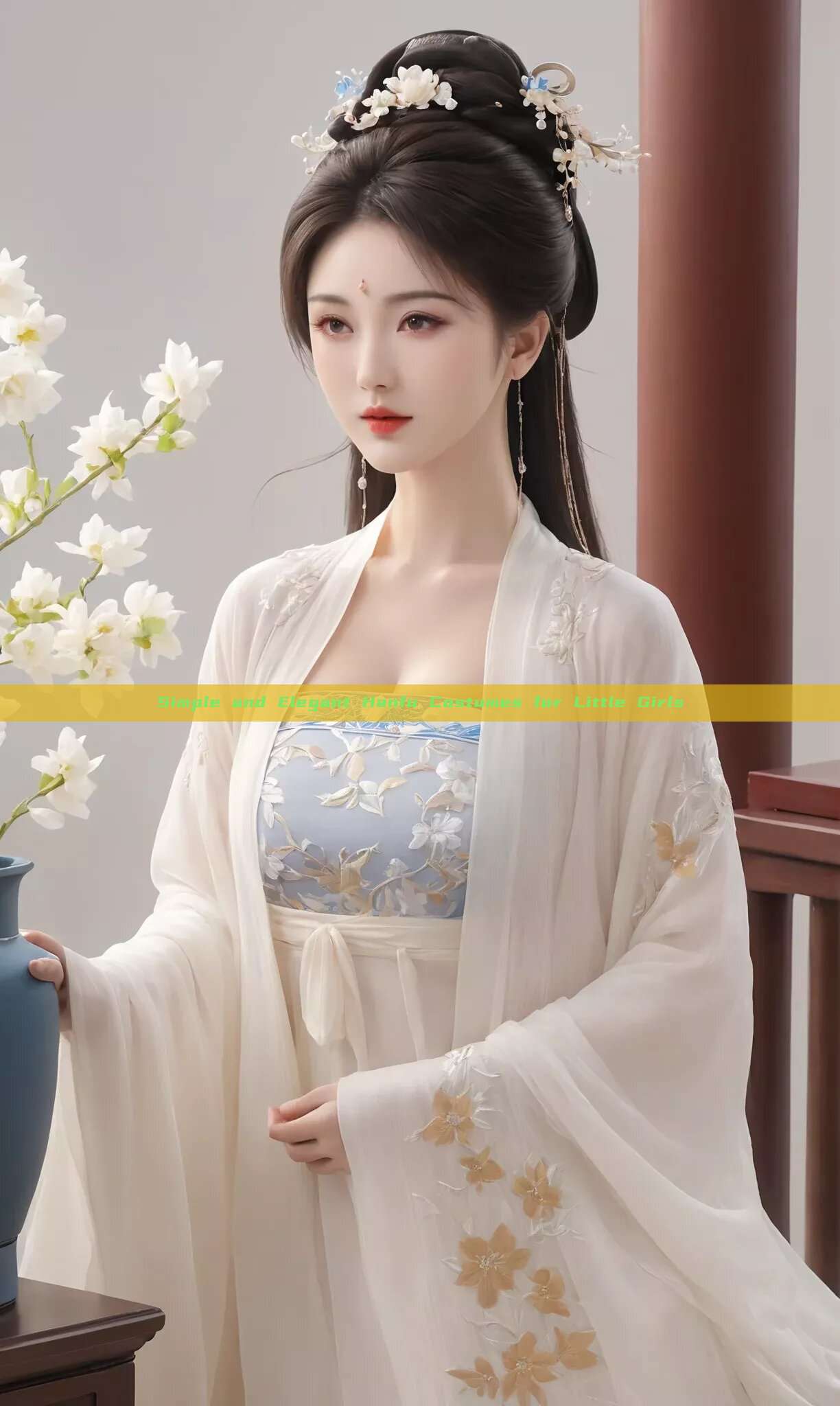 Simple and Elegant Hanfu Costumes for Little Girls Simple and Elegant Hanfu Costumes for Little Girls