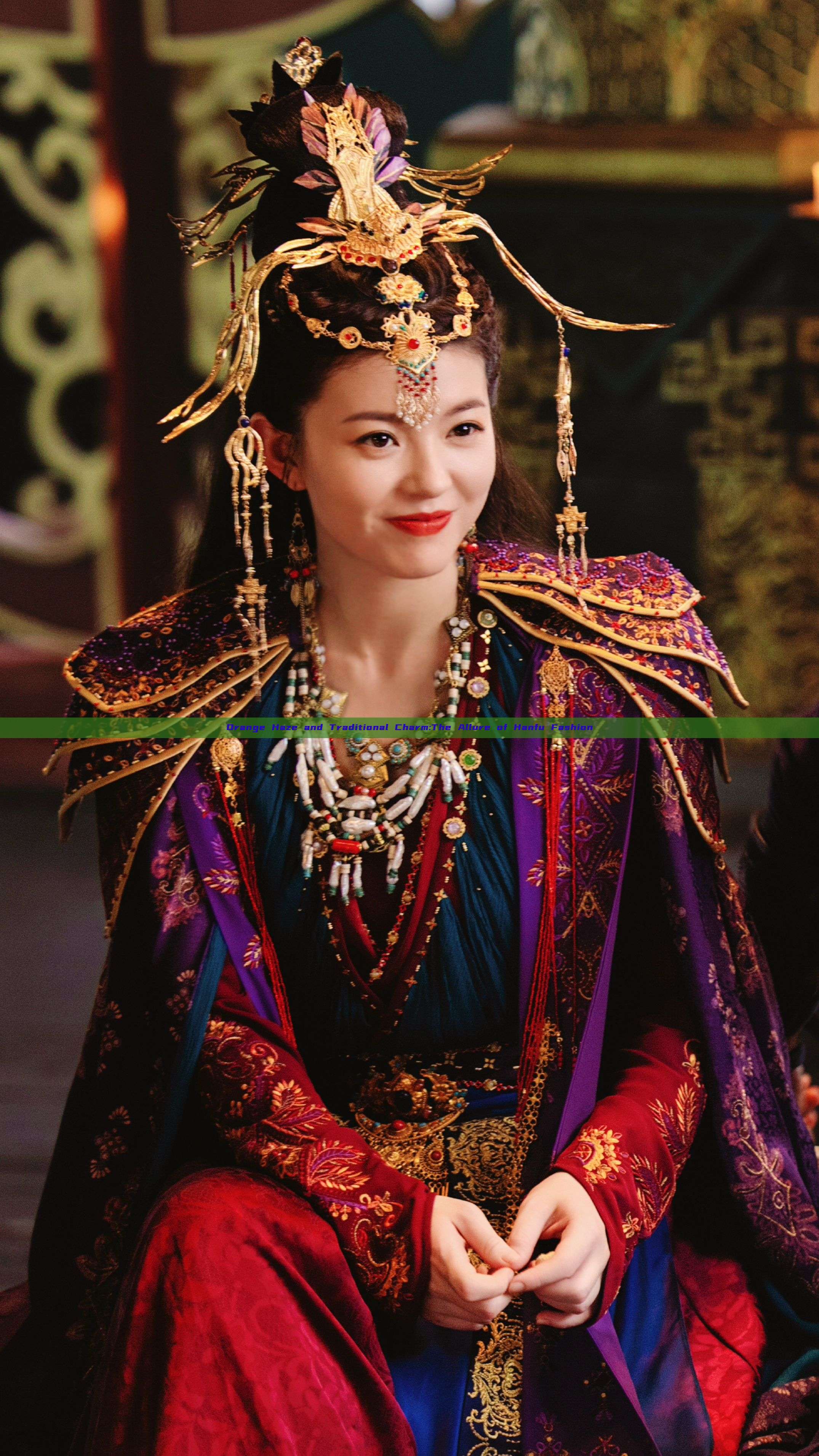 Orange Haze and Traditional Charm:The Allure of Hanfu Fashion