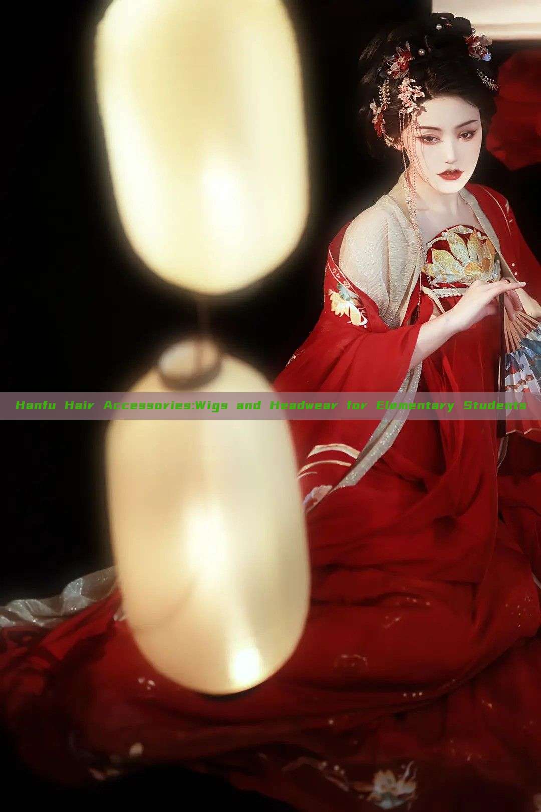 Hanfu Hair Accessories:Wigs and Headwear for Elementary Students Hanfu Hair Accessories:Wigs and Headwear for Elementary Students