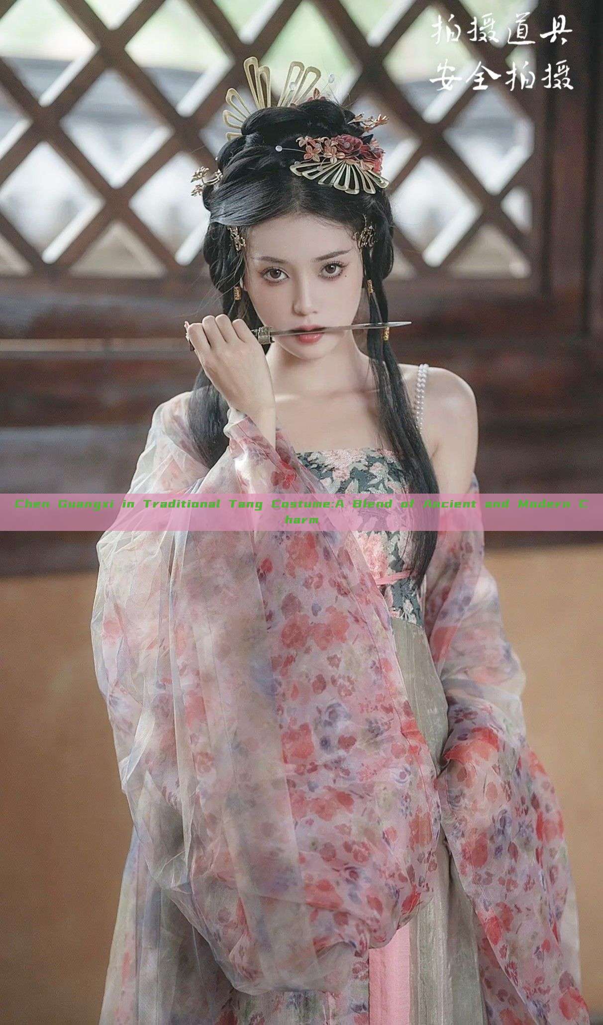 Chen Guangxi in Traditional Tang Costume:A Blend of Ancient and Modern Charm Chen Guangxi in Traditional Tang Costume:A Blend of Ancient and Modern Charm