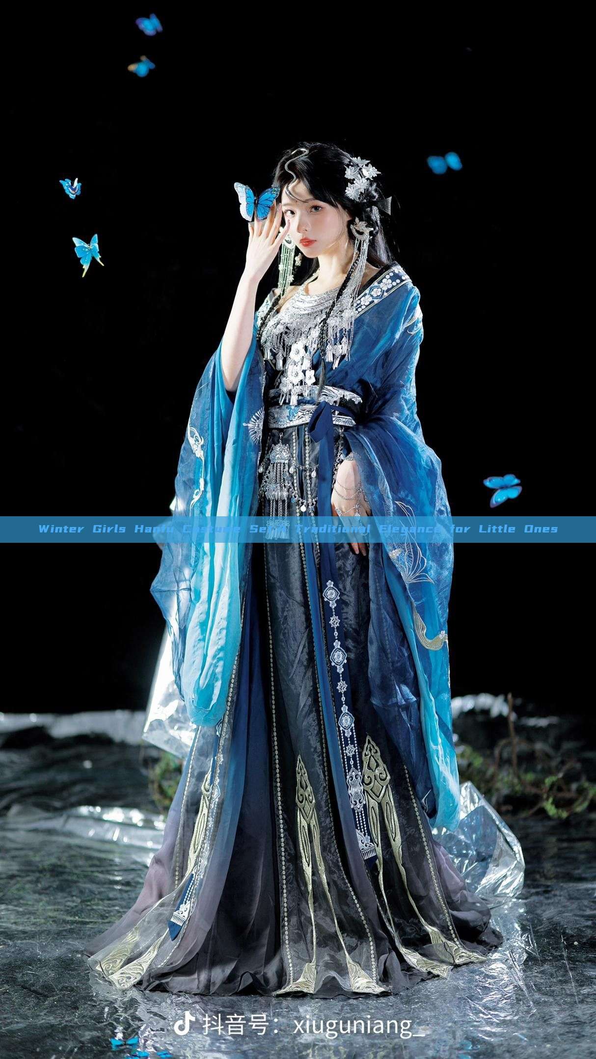 Winter Girls Hanfu Costume Set:A Traditional Elegance for Little Ones Winter Girls Hanfu Costume Set:A Traditional Elegance for Little Ones