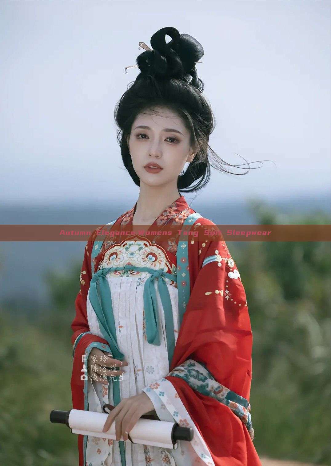 Autumn Elegance:Womens Tang Suit Sleepwear Autumn Elegance:Womens Tang Suit Sleepwear