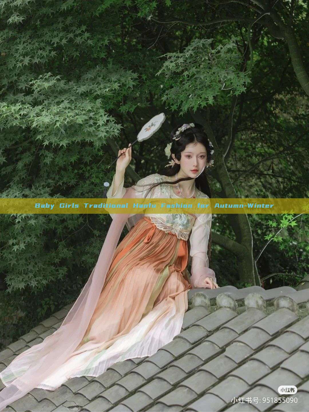 Baby Girls Traditional Hanfu Fashion for Autumn-Winter Baby Girls Traditional Hanfu Fashion for Autumn-Winter