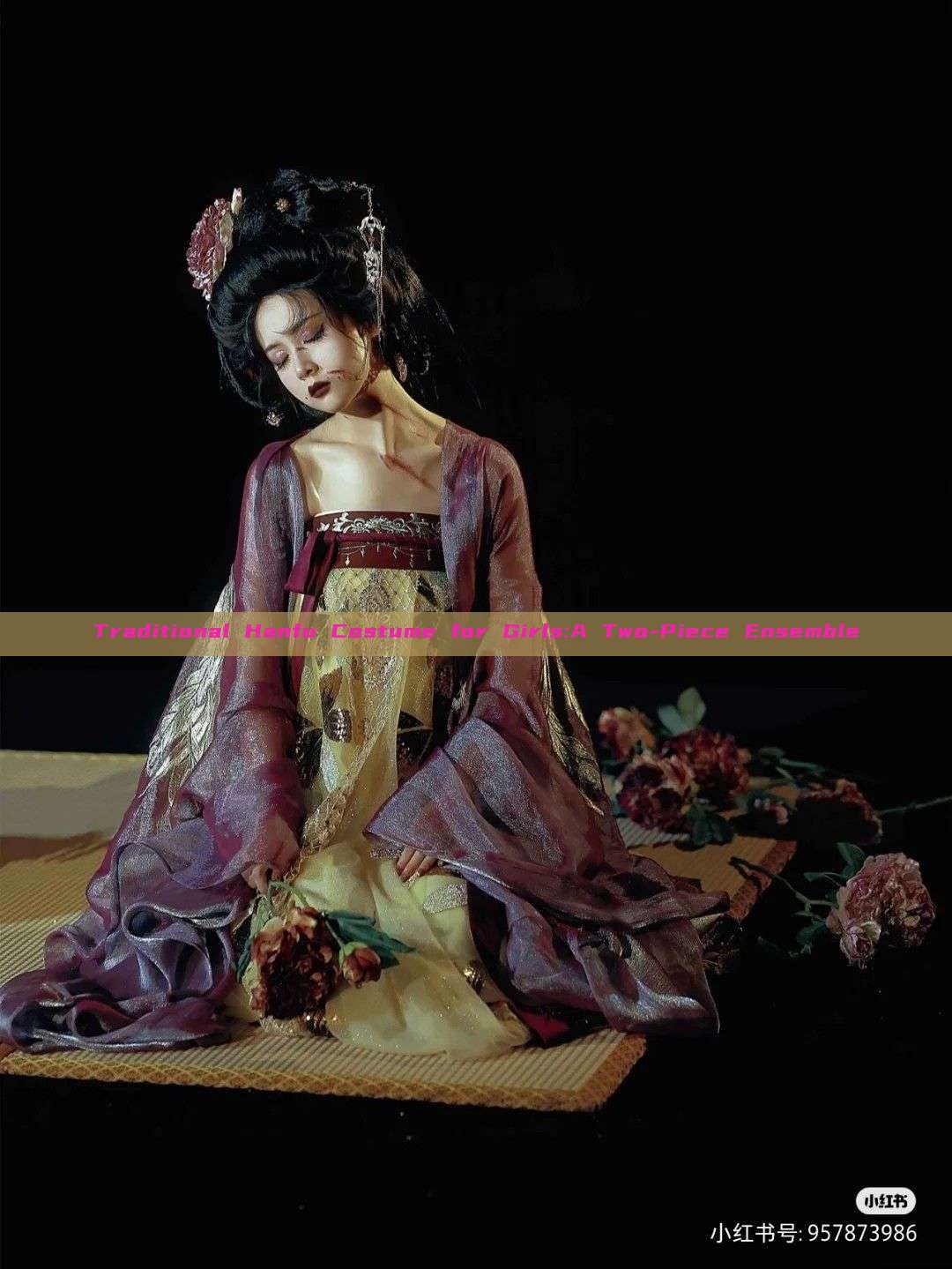 Traditional Hanfu Costume for Girls:A Two-Piece Ensemble Traditional Hanfu Costume for Girls:A Two-Piece Ensemble