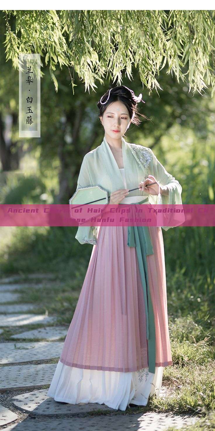 Ancient Charm of Hair Clips in Traditional Chinese Hanfu Fashion