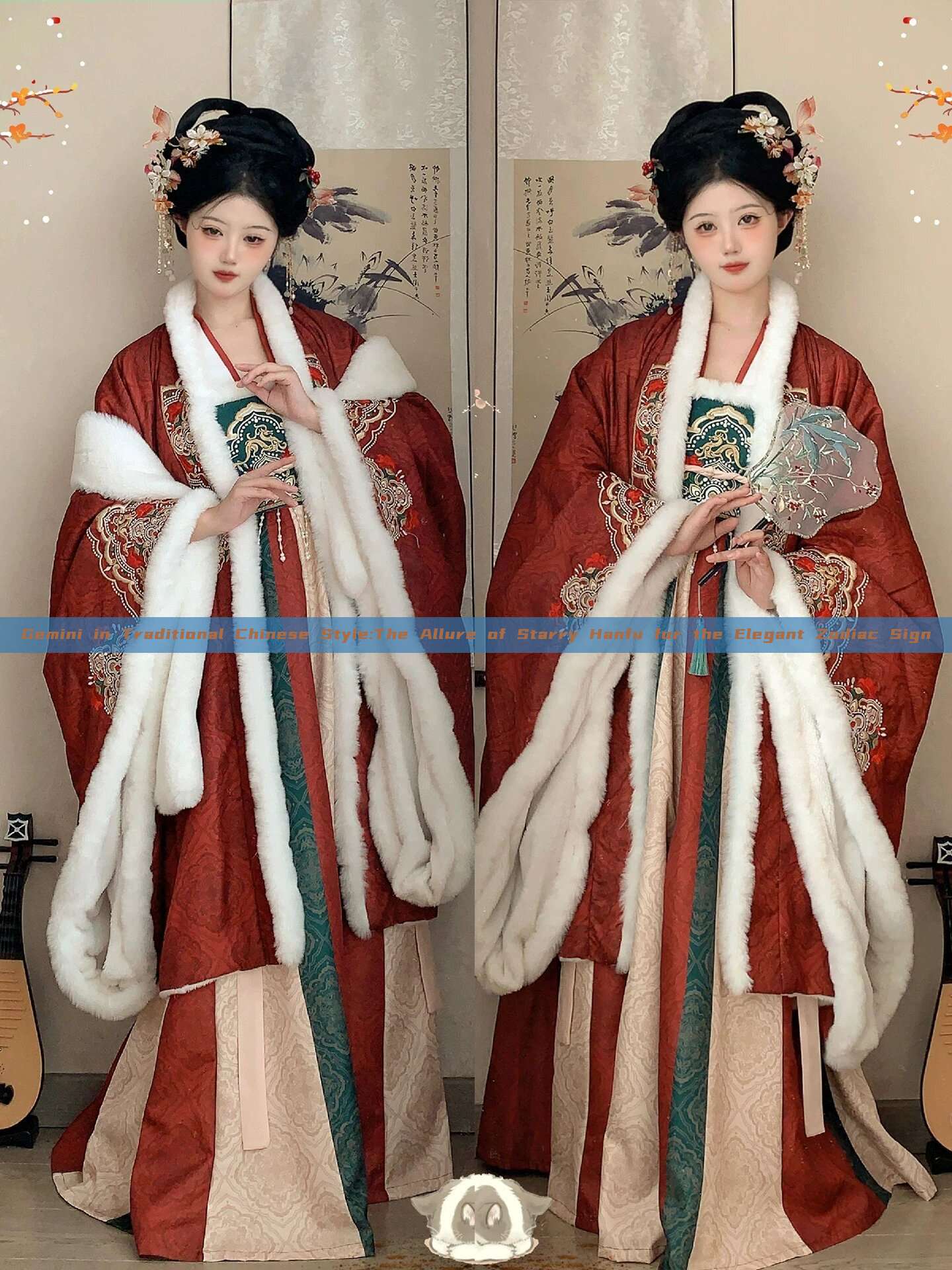 Gemini in Traditional Chinese Style:The Allure of Starry Hanfu for the Elegant Zodiac Sign Gemini in Traditional Chinese Style:The Allure of Starry Hanfu for the Elegant Zodiac Sign