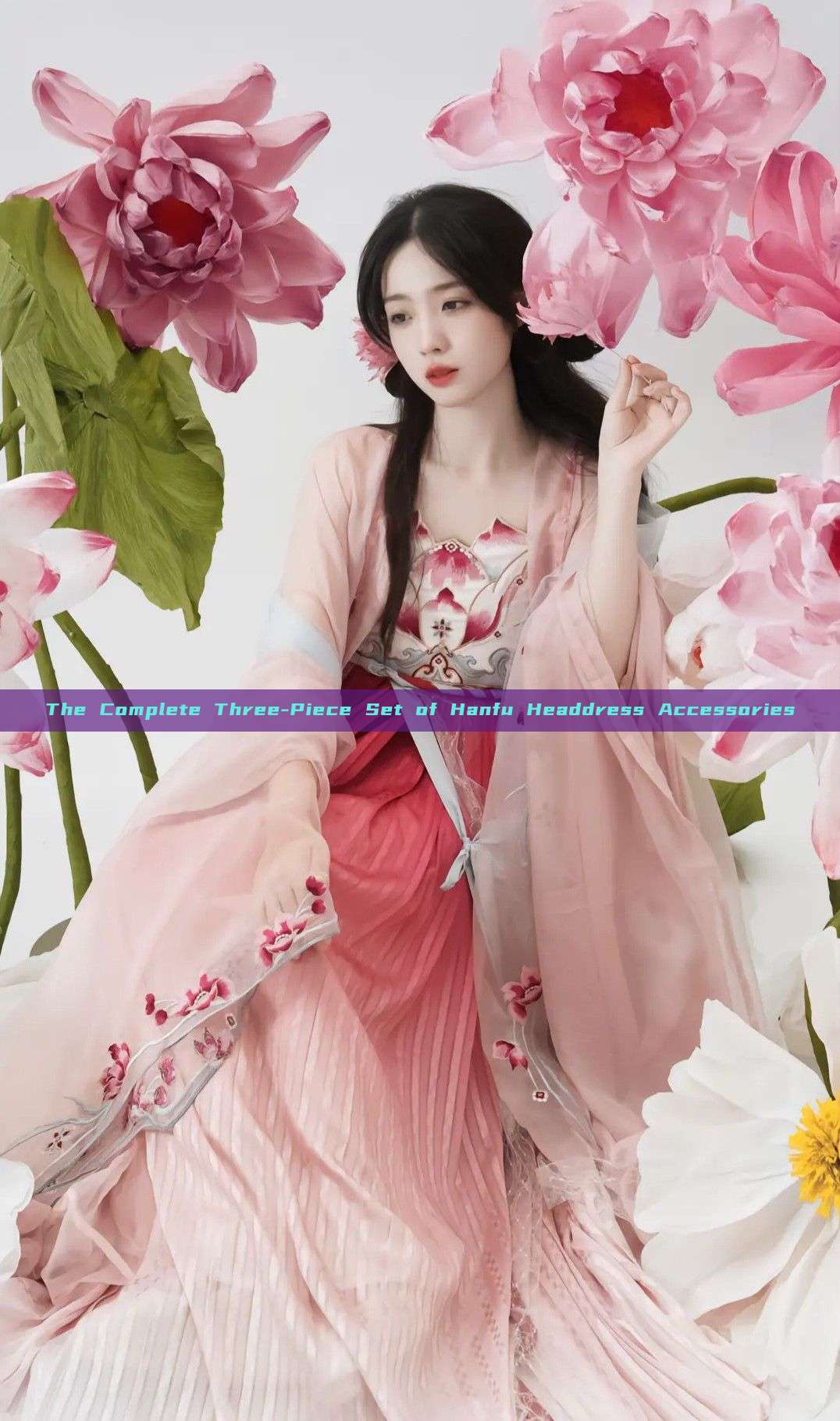 The Complete Three-Piece Set of Hanfu Headdress Accessories The Complete Three-Piece Set of Hanfu Headdress Accessories