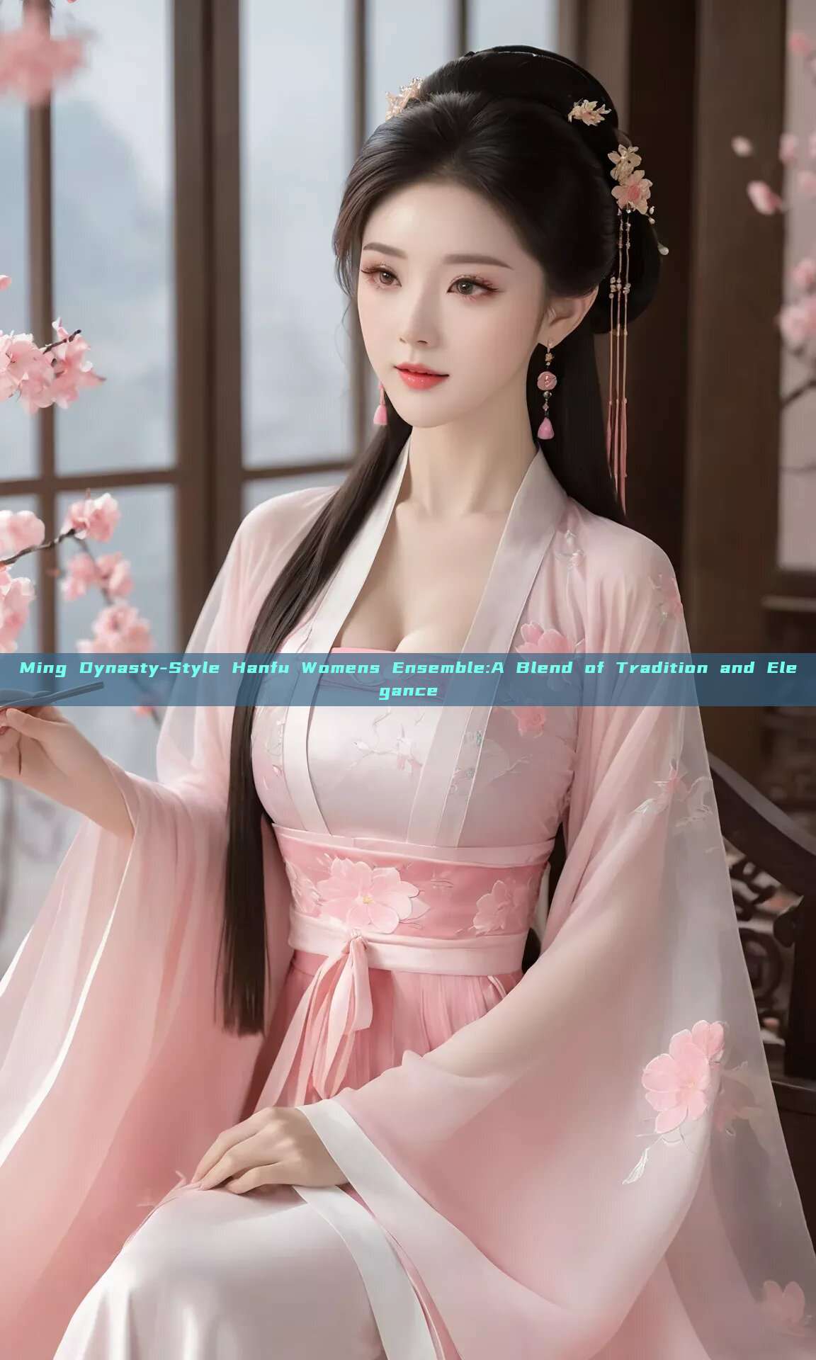 Ming Dynasty-Style Hanfu Womens Ensemble:A Blend of Tradition and Elegance Ming Dynasty-Style Hanfu Womens Ensemble:A Blend of Tradition and Elegance