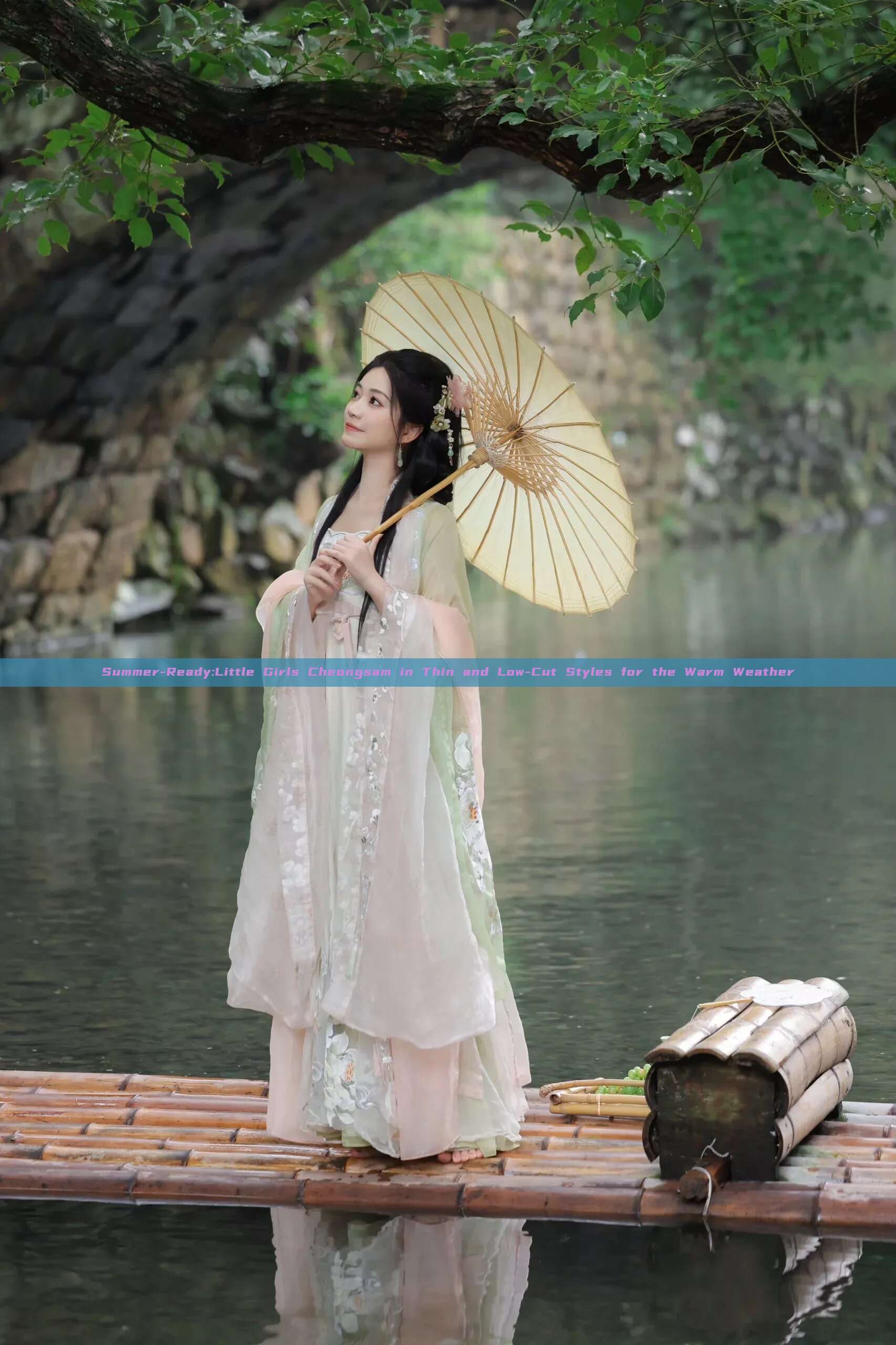 Summer-Ready:Little Girls Cheongsam in Thin and Low-Cut Styles for the Warm Weather Summer-Ready:Little Girls Cheongsam in Thin and Low-Cut Styles for the Warm Weather