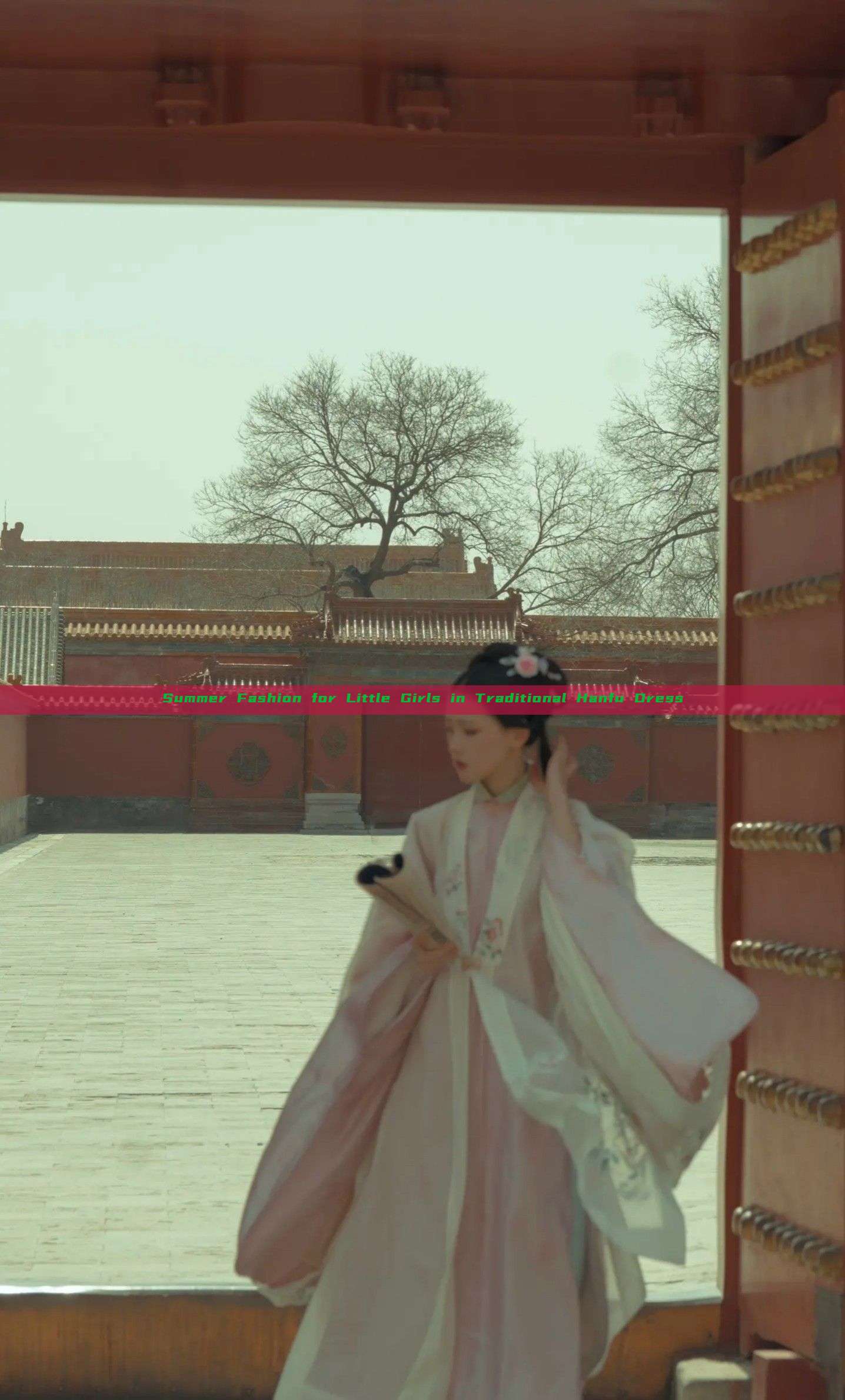 Summer Fashion for Little Girls in Traditional Hanfu Dress Summer Fashion for Little Girls in Traditional Hanfu Dress