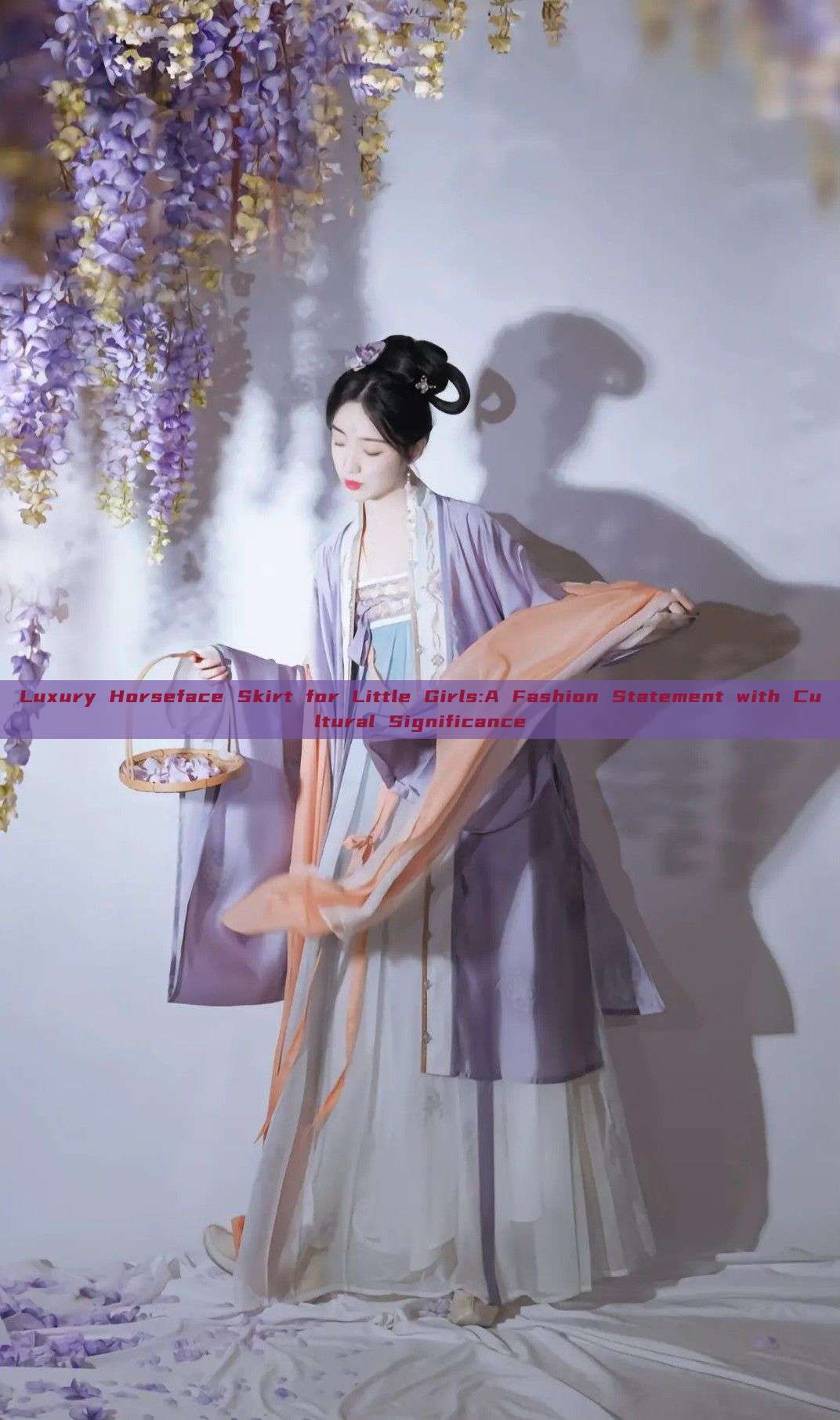 Luxury Horseface Skirt for Little Girls:A Fashion Statement with Cultural Significance