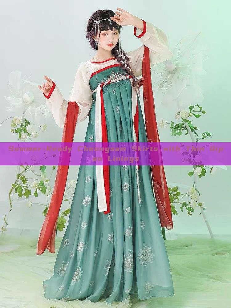 Summer-Ready Cheongsam Skirts with Thin Qipao Linings Summer-Ready Cheongsam Skirts with Thin Qipao Linings