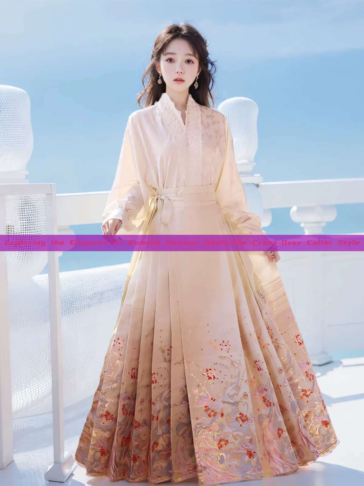 Exploring the Elegance of Womens Summer Hanfu:The Cross-Over Collar Style Exploring the Elegance of Womens Summer Hanfu:The Cross-Over Collar Style