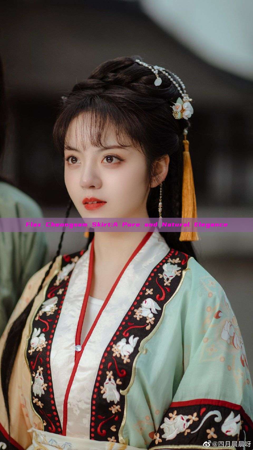Flax Cheongsam Skirt:A Pure and Natural Elegance Flax Cheongsam Skirt:A Pure and Natural Elegance