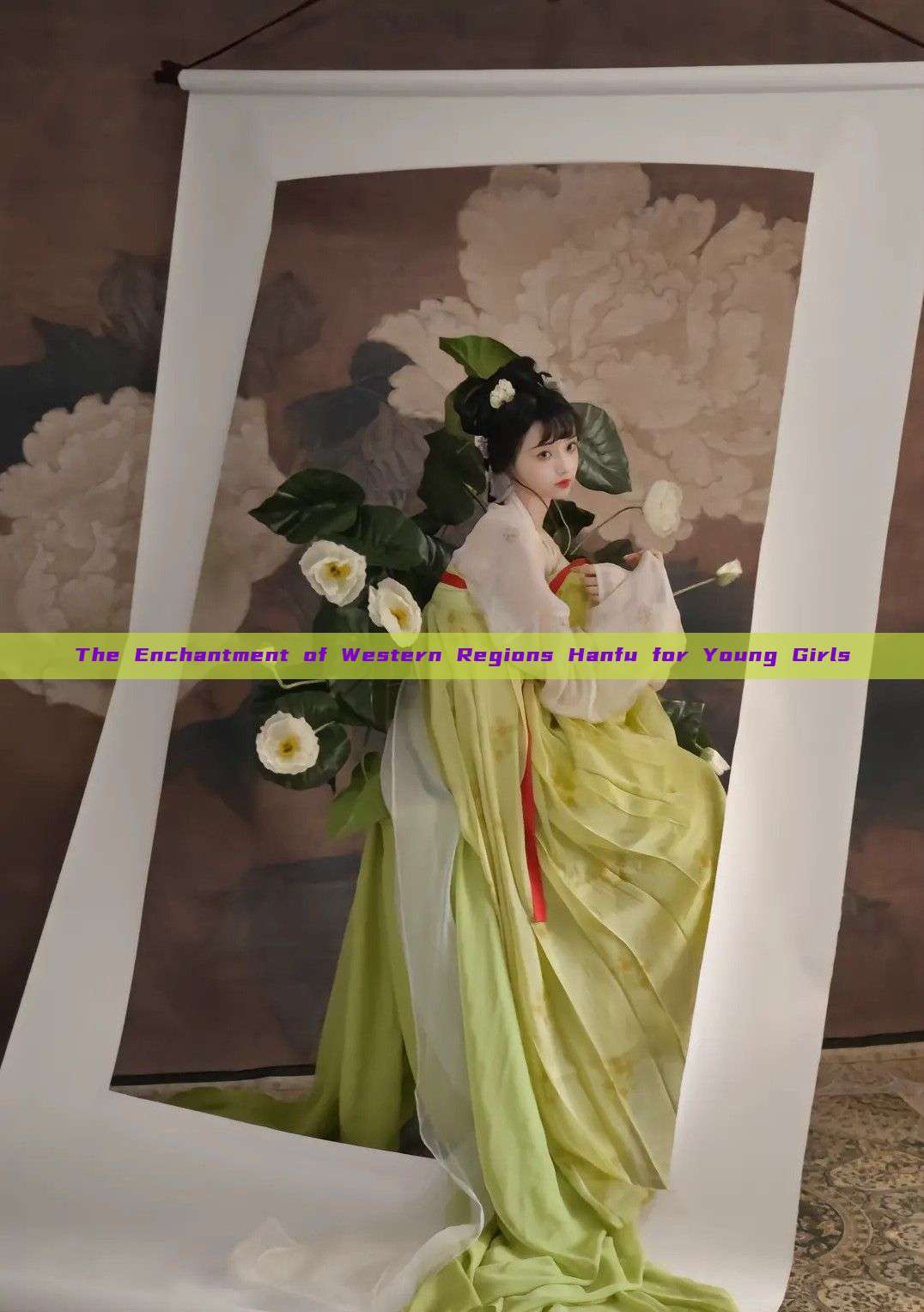 The Enchantment of Western Regions Hanfu for Young Girls