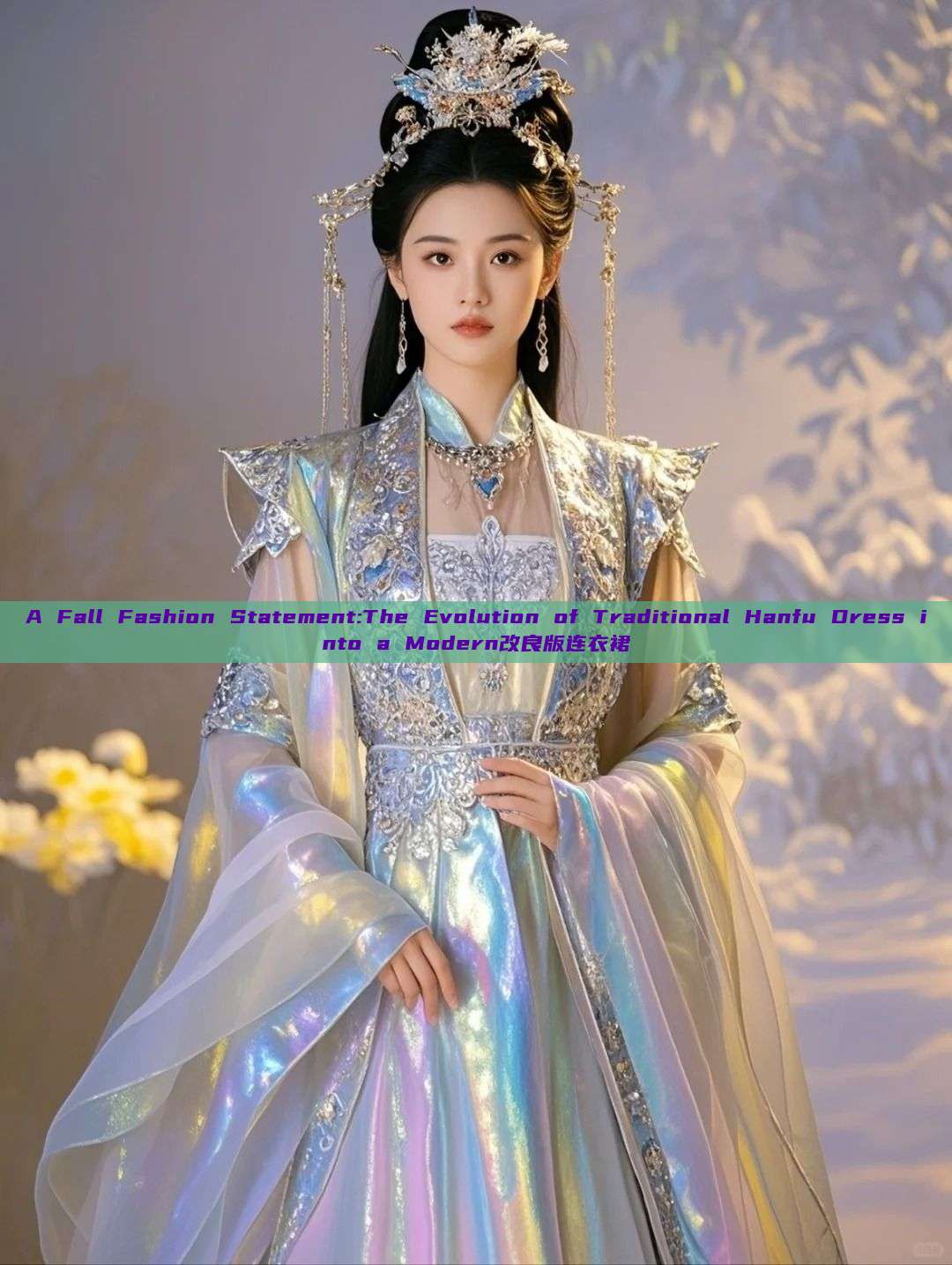 A Fall Fashion Statement:The Evolution of Traditional Hanfu Dress into a Modern改良版连衣裙 A Fall Fashion Statement:The Evolution of Traditional Hanfu Dress into a Modern改良版连衣裙