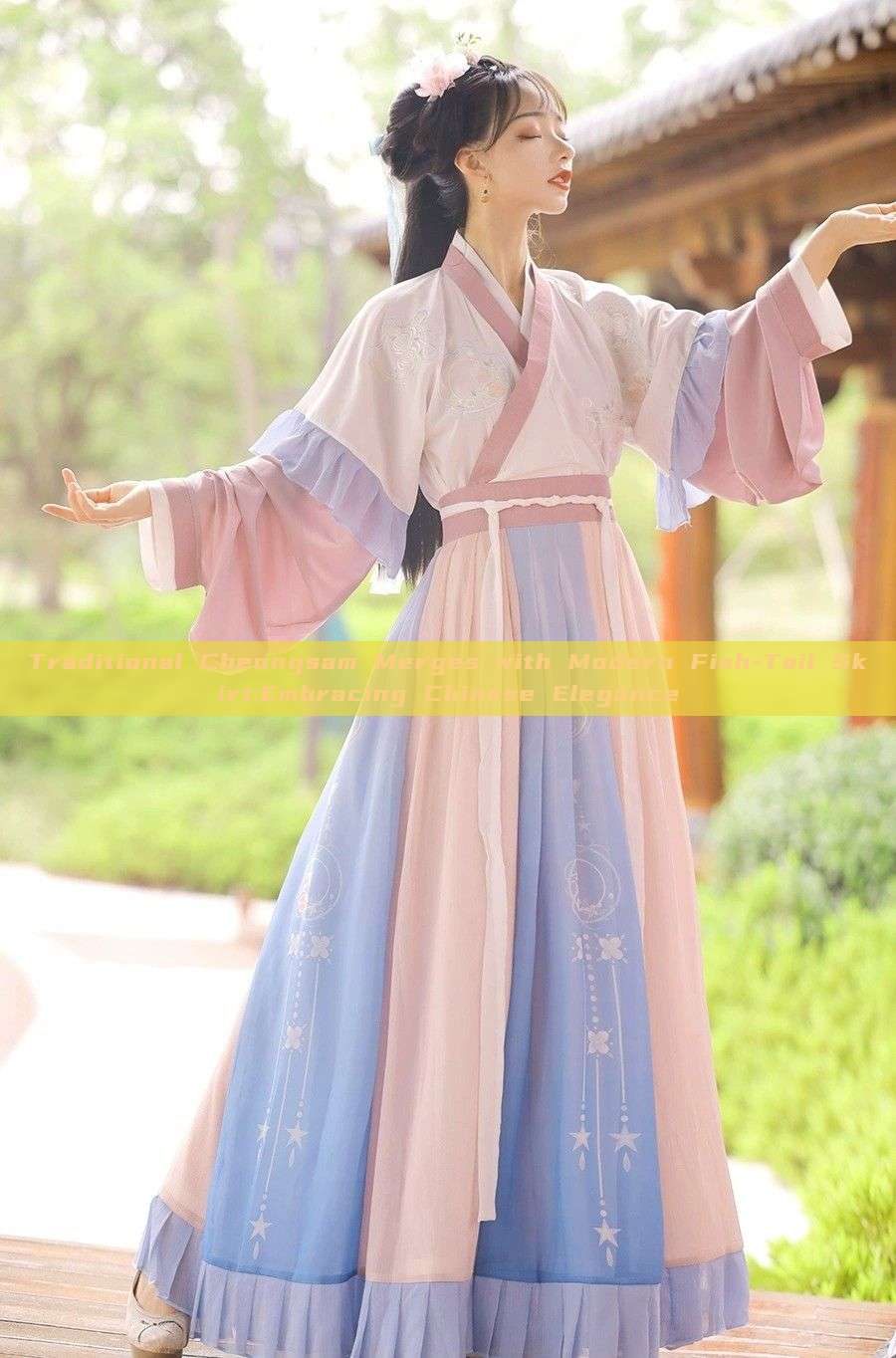 Traditional Cheongsam Merges with Modern Fish-Tail Skirt:Embracing Chinese Elegance Traditional Cheongsam Merges with Modern Fish-Tail Skirt:Embracing Chinese Elegance