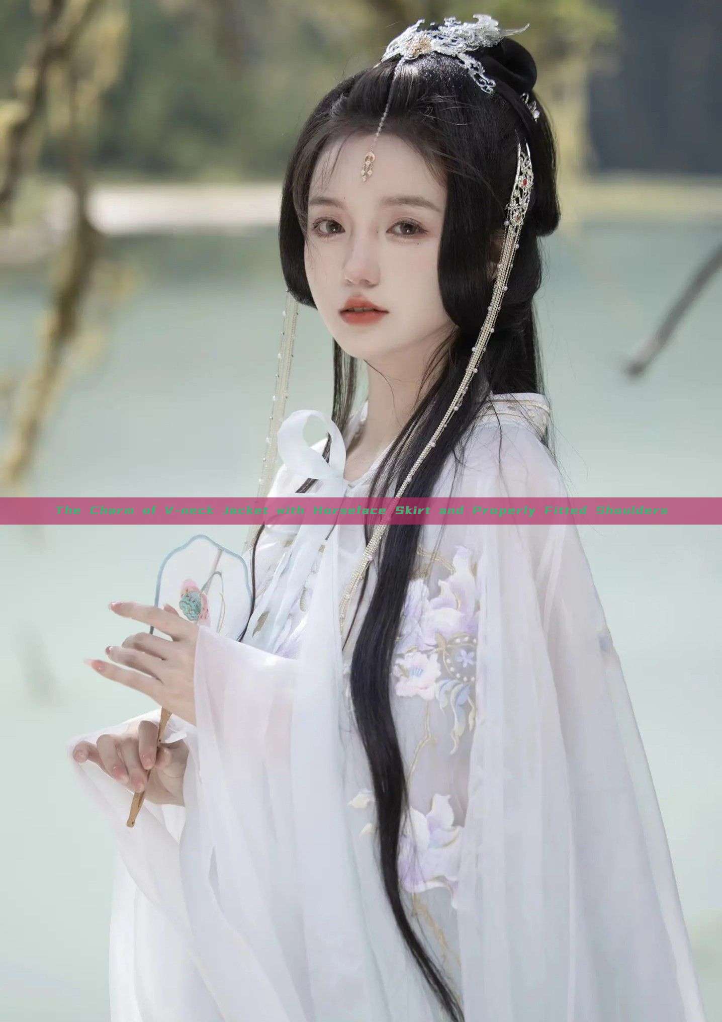 The Charm of V-neck Jacket with Horseface Skirt and Properly Fitted Shoulders The Charm of V-neck Jacket with Horseface Skirt and Properly Fitted Shoulders