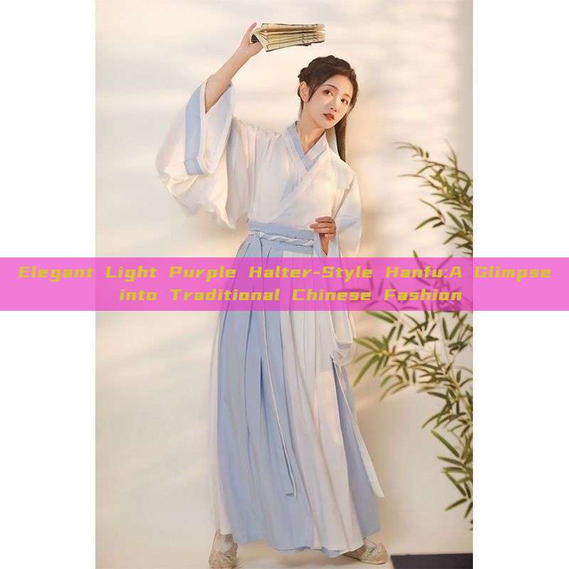 Elegant Light Purple Halter-Style Hanfu:A Glimpse into Traditional Chinese Fashion Elegant Light Purple Halter-Style Hanfu:A Glimpse into Traditional Chinese Fashion
