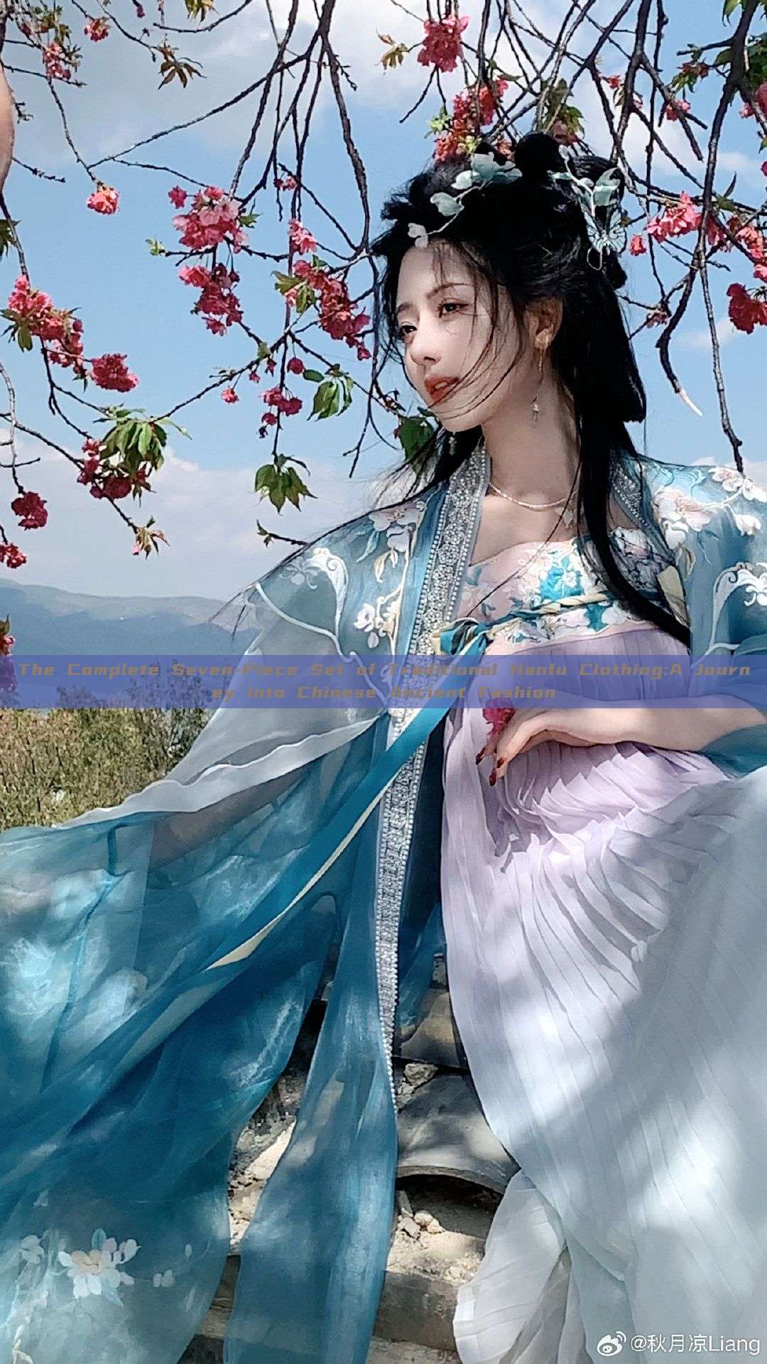 The Complete Seven-Piece Set of Traditional Hanfu Clothing:A Journey into Chinese Ancient Fashion The Complete Seven-Piece Set of Traditional Hanfu Clothing:A Journey into Chinese Ancient Fashion