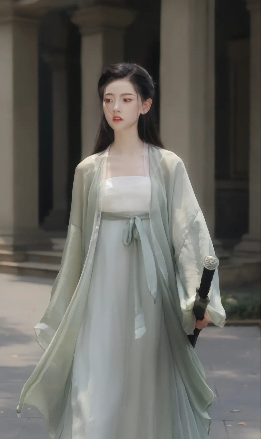 The Splendor of a Horseface Skirt:Embroidery in Gold and White The Splendor of a Horseface Skirt:Embroidery in Gold and White