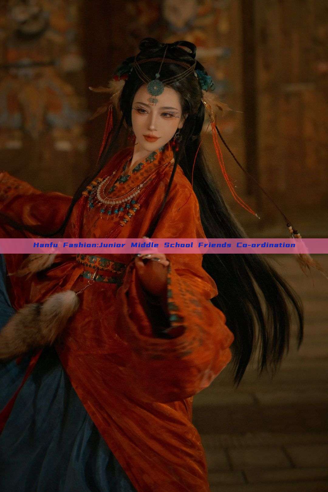 Hanfu Fashion:Junior Middle School Friends Co-ordination Hanfu Fashion:Junior Middle School Friends Co-ordination