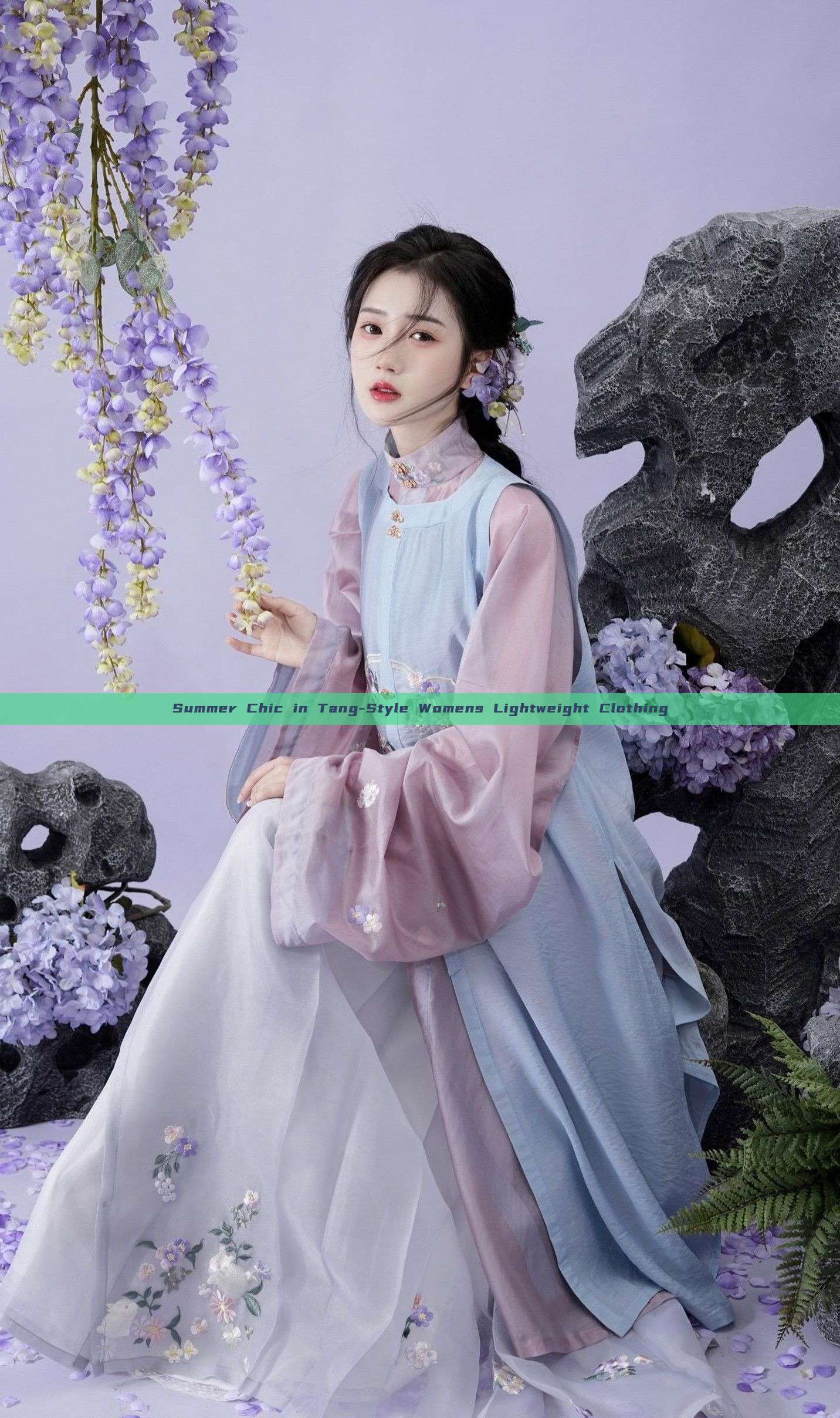 Summer Chic in Tang-Style Womens Lightweight Clothing Summer Chic in Tang-Style Womens Lightweight Clothing