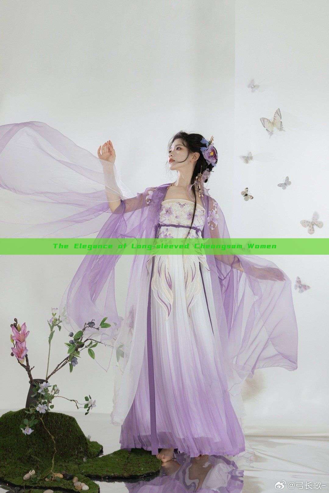 The Elegance of Long-sleeved Cheongsam Women