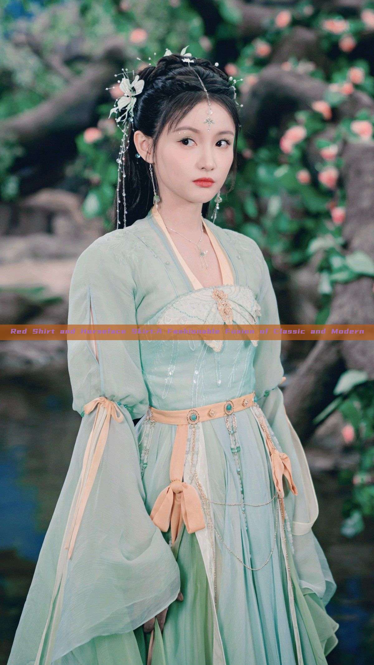 Red Shirt and Horseface Skirt:A Fashionable Fusion of Classic and Modern Red Shirt and Horseface Skirt:A Fashionable Fusion of Classic and Modern